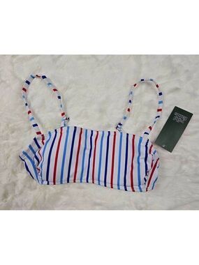 Wild Fable Striped Bralette Bikini Top XXS